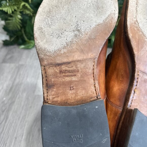 Magnanni Marco II Cuero Single Monk Strap size 15 Loafer READ main image 4